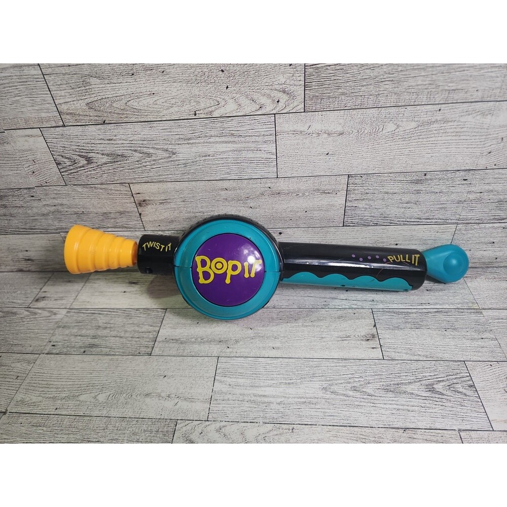 Vintage Bop It Original Pull Twist Electronic Game 15" Hasbro 90s y2k WORKS!!